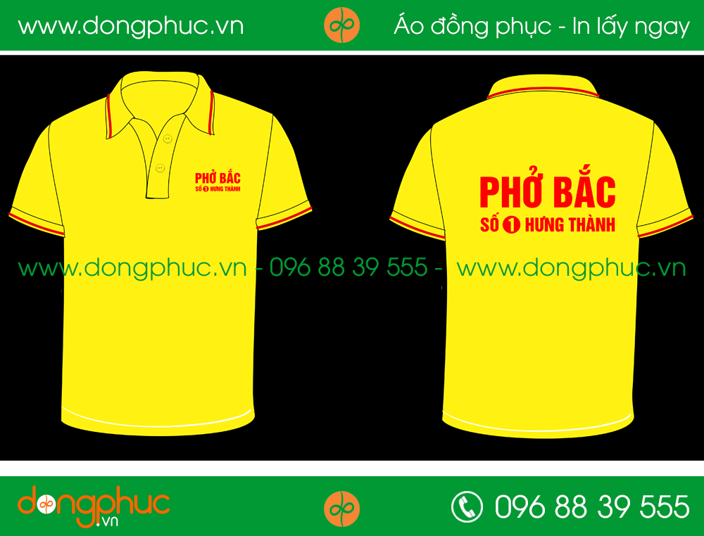 Áo phông đồng phục Phở Bắc
